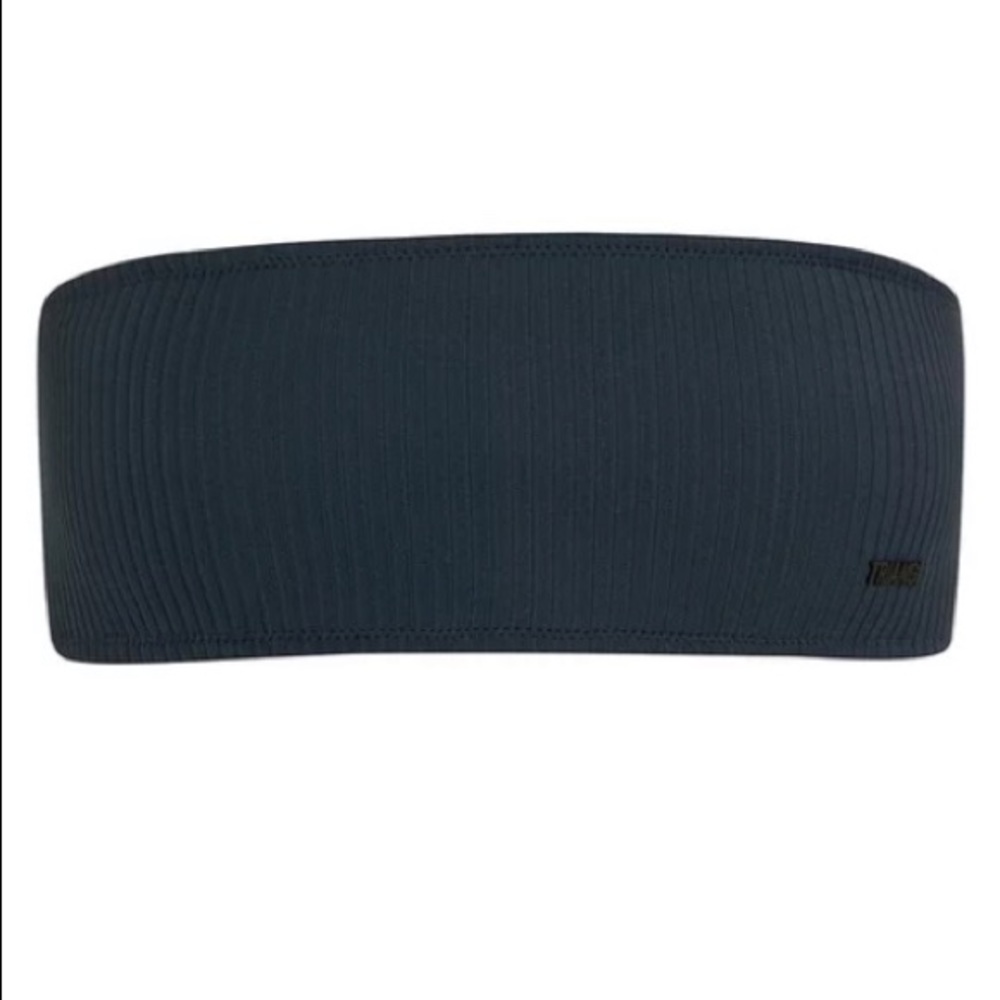 NAVY TRIANGL STRAPLESS TOP